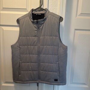 Gray Quilted Vest